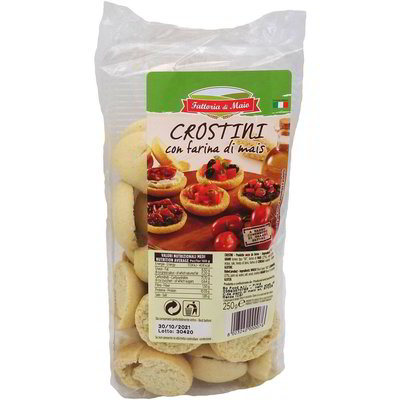CROSTINI CON FARINA DI MAIS 250g