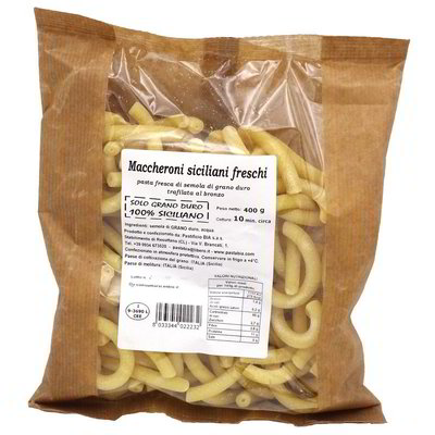 Pasta maccheroni siciliani