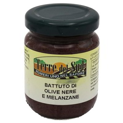 *BATTUTO OLIVE NERE MELANZANE 90g