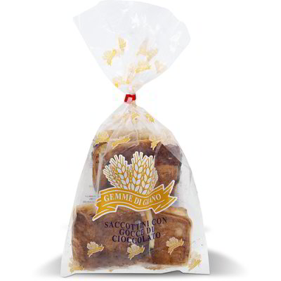 Dolce saccottini con gocce di cioccolato