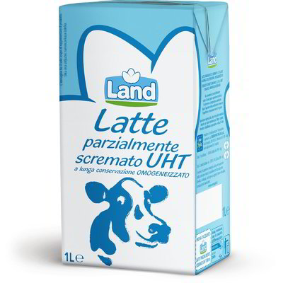 Latte parzialmente scremato UHT a lunga conservazione omogeneizzato