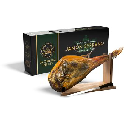 Prosciutto Jamòn Serrano con morsa e coltello