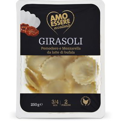 Girasoli al pomodoro e mozzarella da latte di bufala