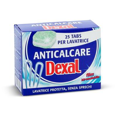 Tabs anticalcare per lavatrice 25 pezzi