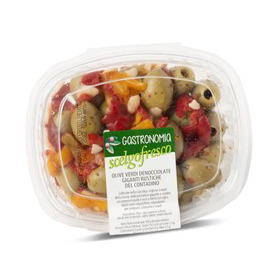 Olive verdi denocciolate giganti rustiche