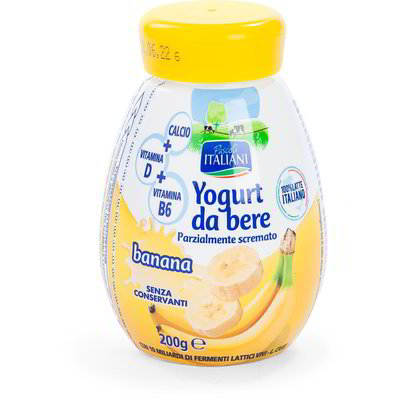 Yogurt da bere alla banana