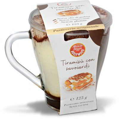 Dessert tiramisù con savoiardi