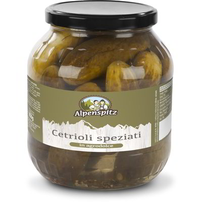 Cetrioli speziati in agrodolce