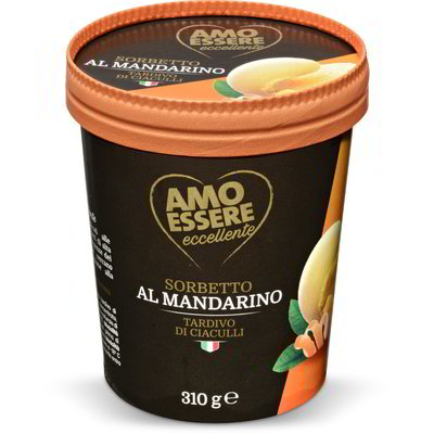 Sorbetto al mandarino tardivo di Ciaculli
