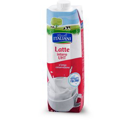 Latte intero UHT a lunga conservazione