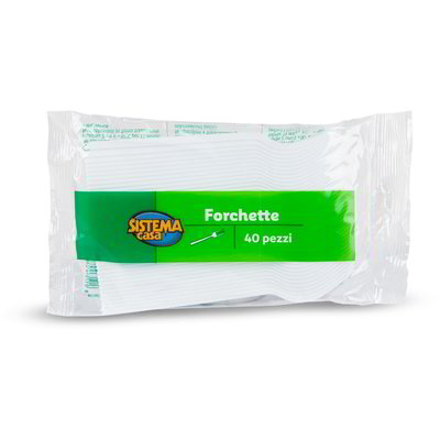 FORCHETTE BIANCHE 40pz