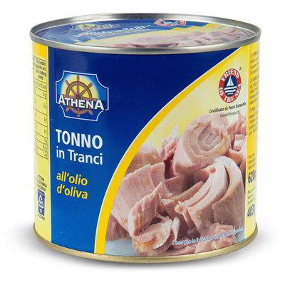 Tonno in tranci all'olio d'oliva