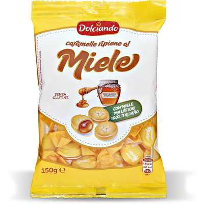 Caramelle ripiene al miele