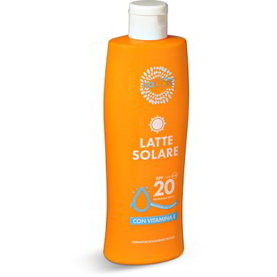 Latte solare protezione media 20