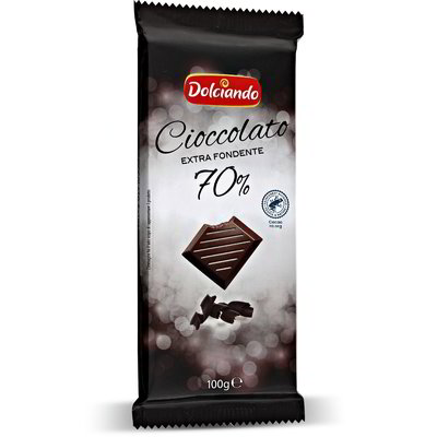 Tavoletta cioccolato extra fondente 70%
