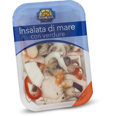 Insalata di mare con verdure