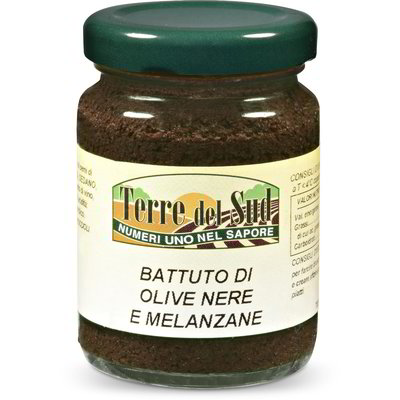 Battuto di olive nere e melanzane