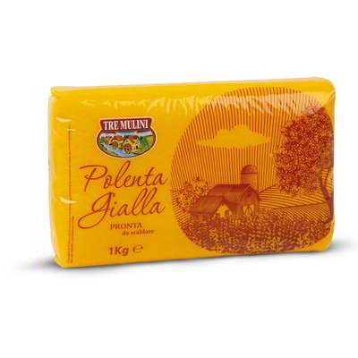Polenta gialla pronta da scaldare