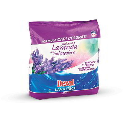 Detersivo in polvere per lavatrice profumo lavanda