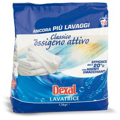 Detersivo in polvere per lavatrice profumo classico