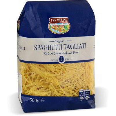 Pasta spaghetti tagliati