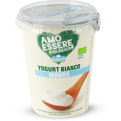 Yogurt bianco magro biologico