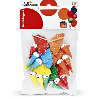 Stuzzicadenti da cocktails con decorazione Pagliacci 12 pezzi