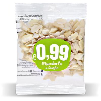 Mandorle a scaglie pelate