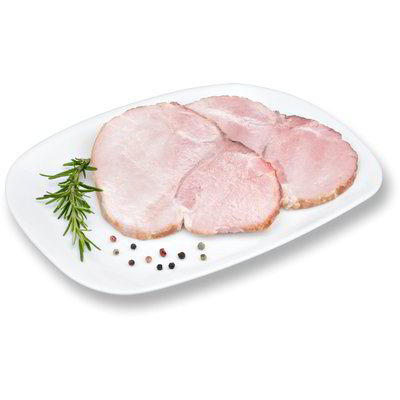 Braciola di suino affumicata e cotta