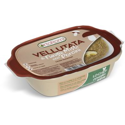 Vellutata di funghi misti con porcini