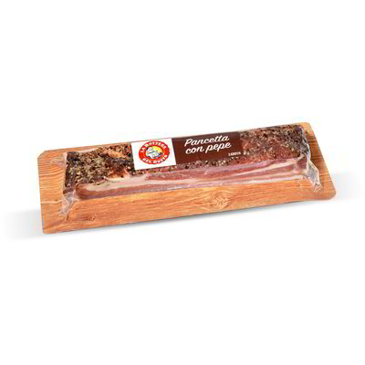Pancetta con pepe in trancio