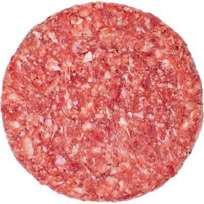 Hamburger di bovino skin