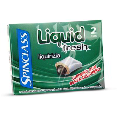 Chewing gum ripiene alla liquirizia