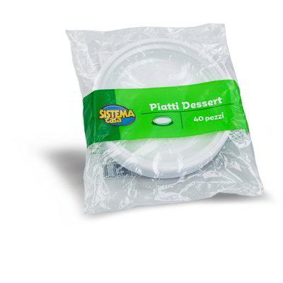 PIATTI DESSERT BIANCHI 40pz