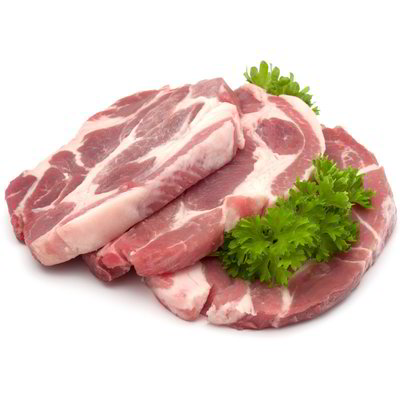 Pancette di suino con osso