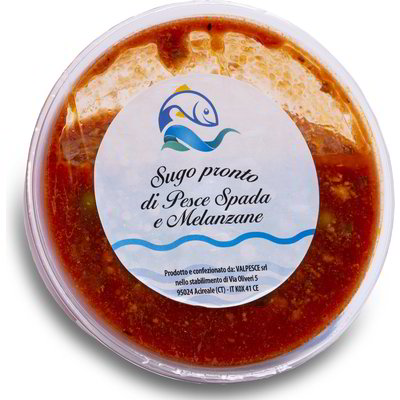 Sugo pronto di pesce spada e melanzane