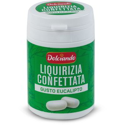 Caramelle confetti di liquirizia gusto eucalipto