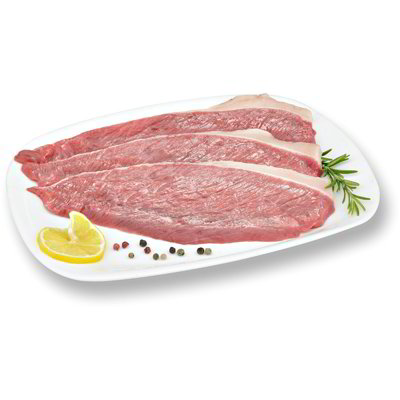 Picanha di bovino adulto a fette