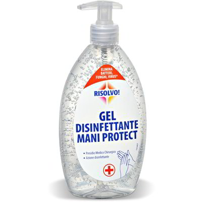 Gel disinfettante mani protect con dispenser