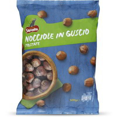 Nocciole in guscio tostate