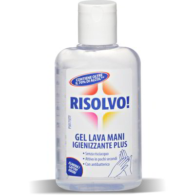 Gel mani detergente igienizzante