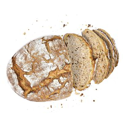 Pane di tipo integrale affettato in vaschetta