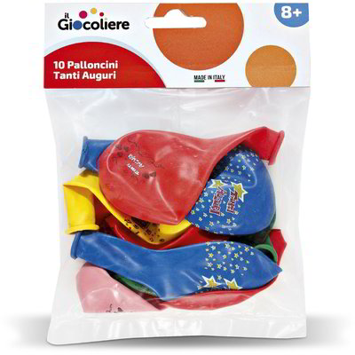 Palloncini Tanti Auguri 10 pezzi