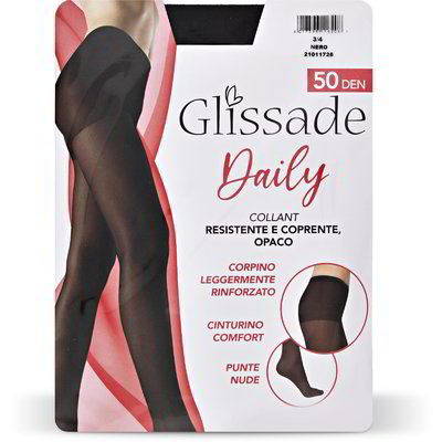 Collant "Daily" 50 den taglia 3/4 nero