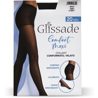 Collant "Confort" 20 den nero taglia 3 maxi