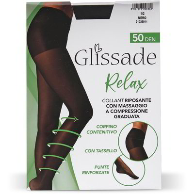 Collant "Relax" 50 den nero taglia 1/2