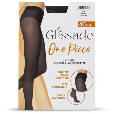 Collant relax 40 den nero taglia 4
