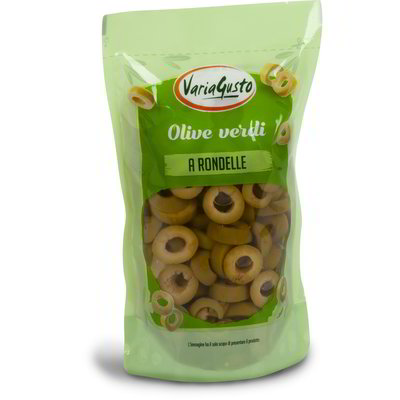 Olive verdi a rondelle