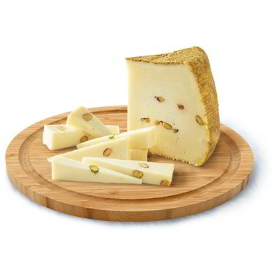 Formaggio con granella di pistacchi