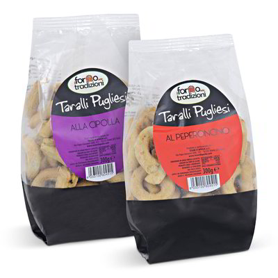 Taralli pugliesi alla cipolla / al peperoncino